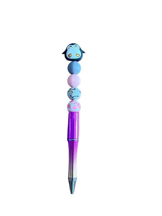 handcrafted Other - Gradient Penguin Pen Handmade By AB INKS HANDMADE EXPRESSIONS